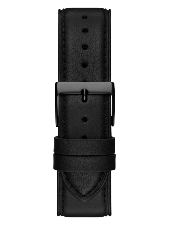 Guess | Black Leather Analog Watch
